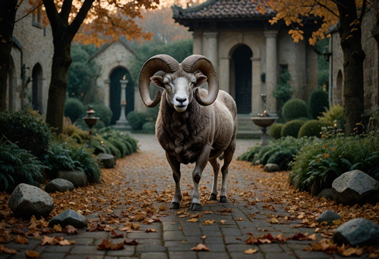 Aries horoscope · October 23, 2026. Symbolic AI-generated illustration.