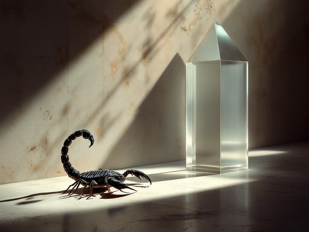 Horoscope du Scorpion · 23 octobre 2026. Illustration symbolique générée par IA.