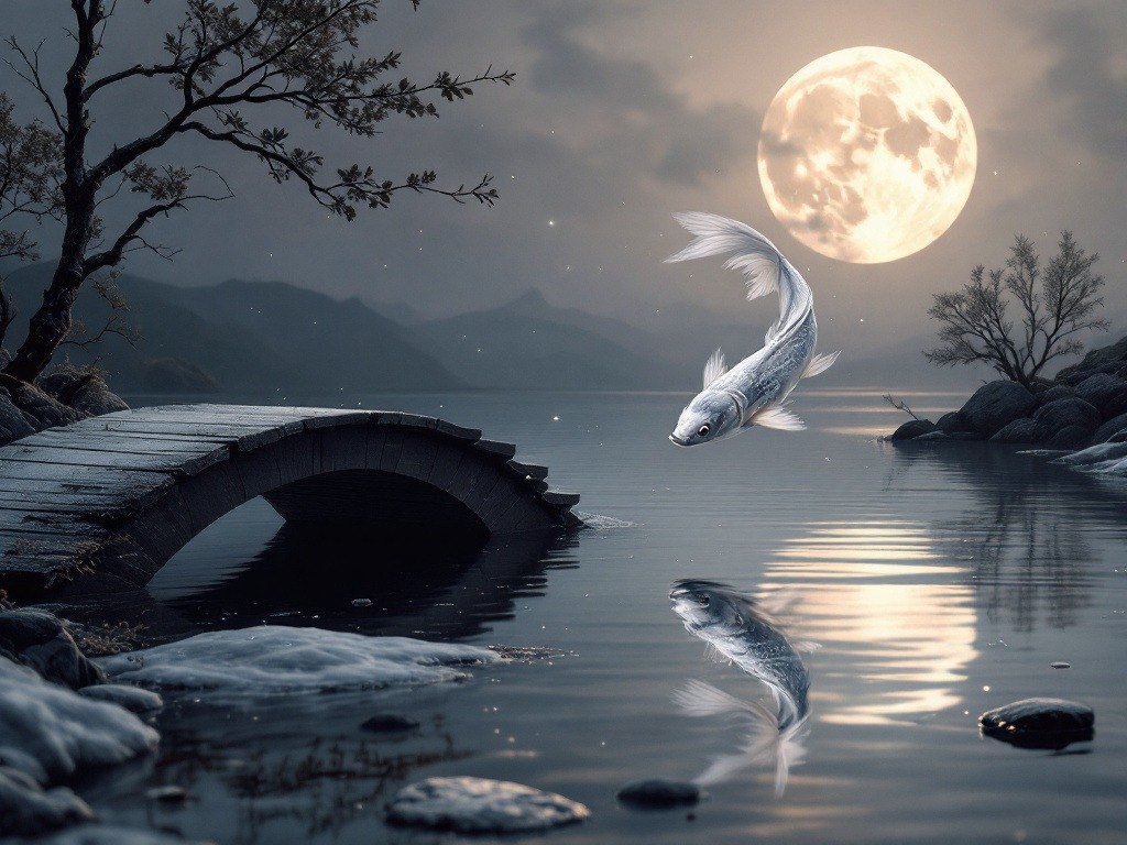 Horoskop für Fische · 23. Oktober 2026. Symbolische, mit KI erstellte Illustration.
