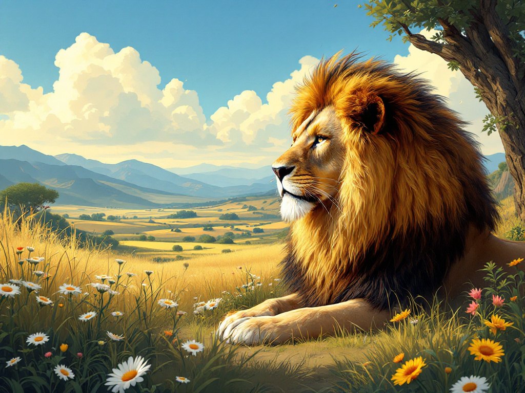 Horoskop für Löwe · 28. Oktober 2026. Symbolische, mit KI erstellte Illustration.