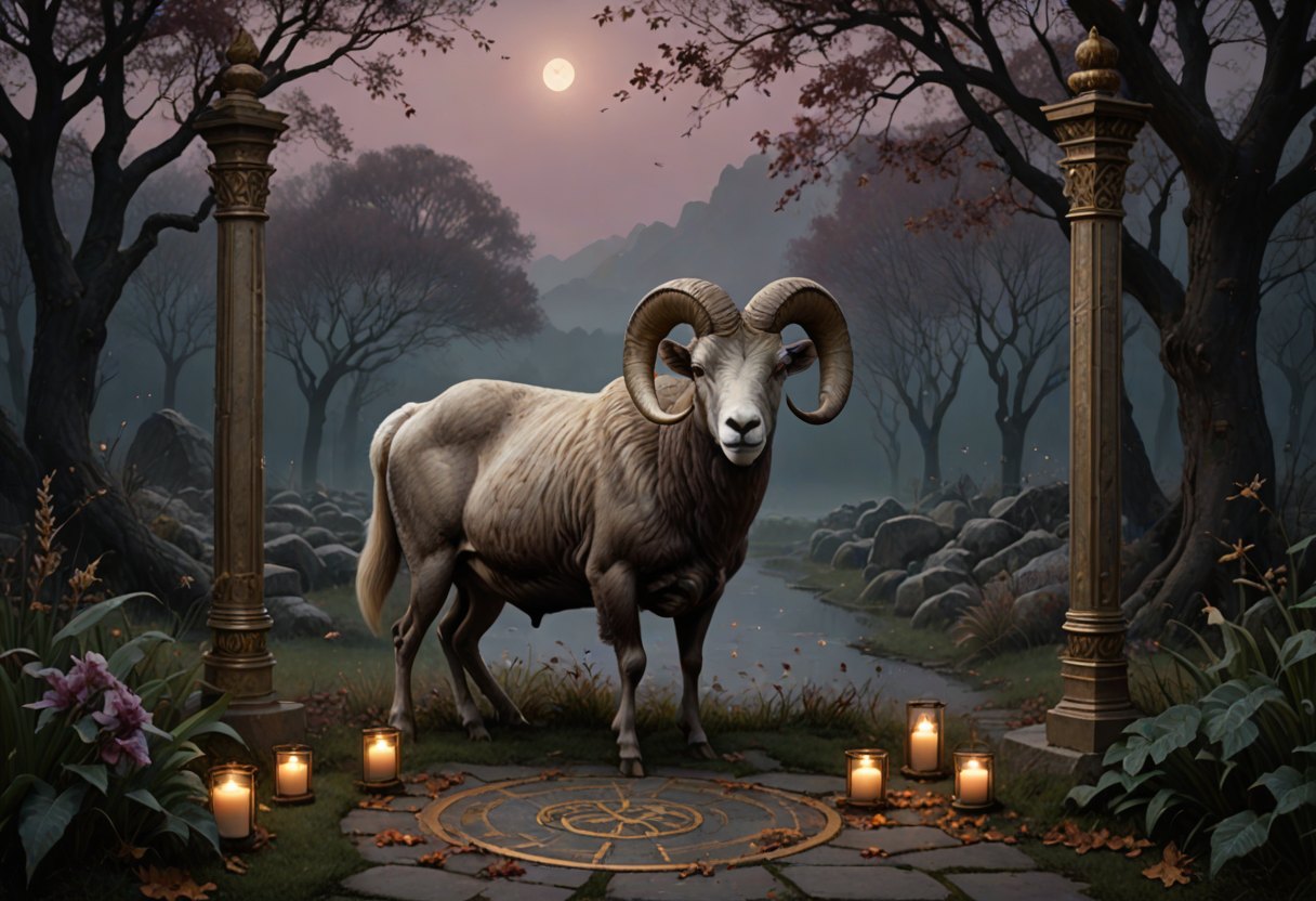 Horóscopo de Aries · 31 de octubre de 2026. Ilustración simbólica generada con IA.