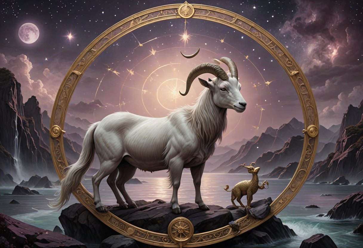 Horoskop für Steinbock · 31. Oktober 2026. Symbolische, mit KI erstellte Illustration.