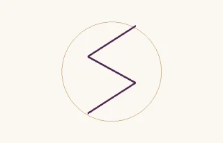 Sowilo · el signo ᛊ: un trazo quebrado semejante a un relámpago, dentro de un círculo fino