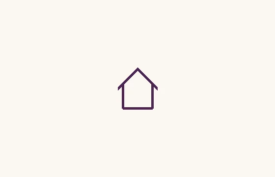 Refuge · le contour simple d’une maison à toit