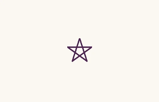 Estrella · una estrella de cinco puntas con líneas cruzadas
