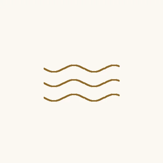 Water · three parallel wavy lines