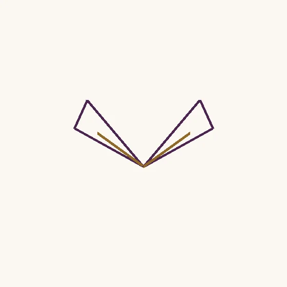 Vol · deux ailes aux contours symétriques